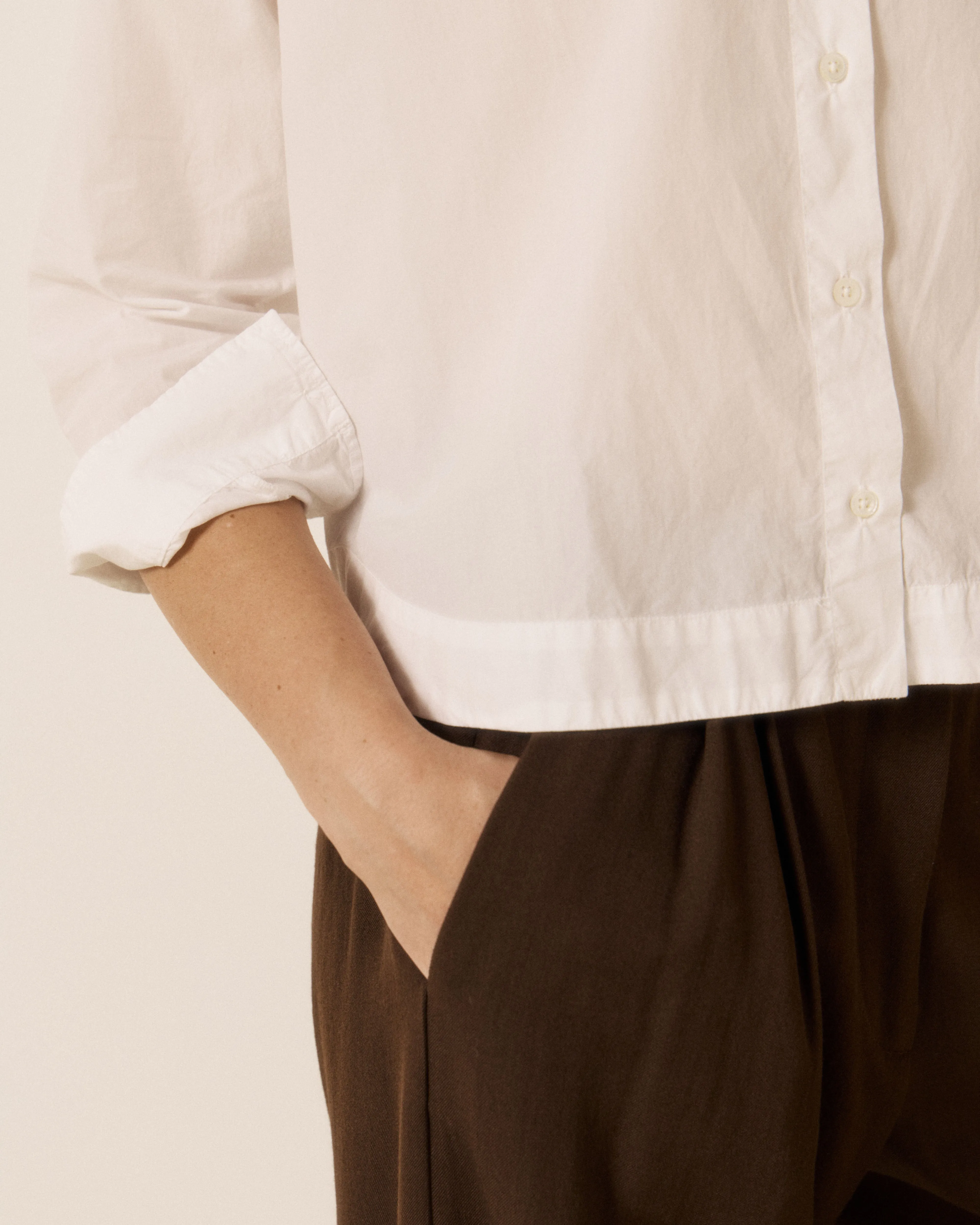 Chemise Femme en Popeline Blanc Clove sold by Hartford product image thumbnail 5