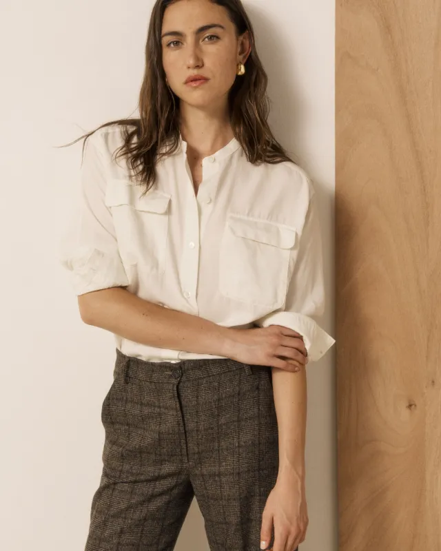 Chemise Femme en Lyocell Crème Christia made by Hartford