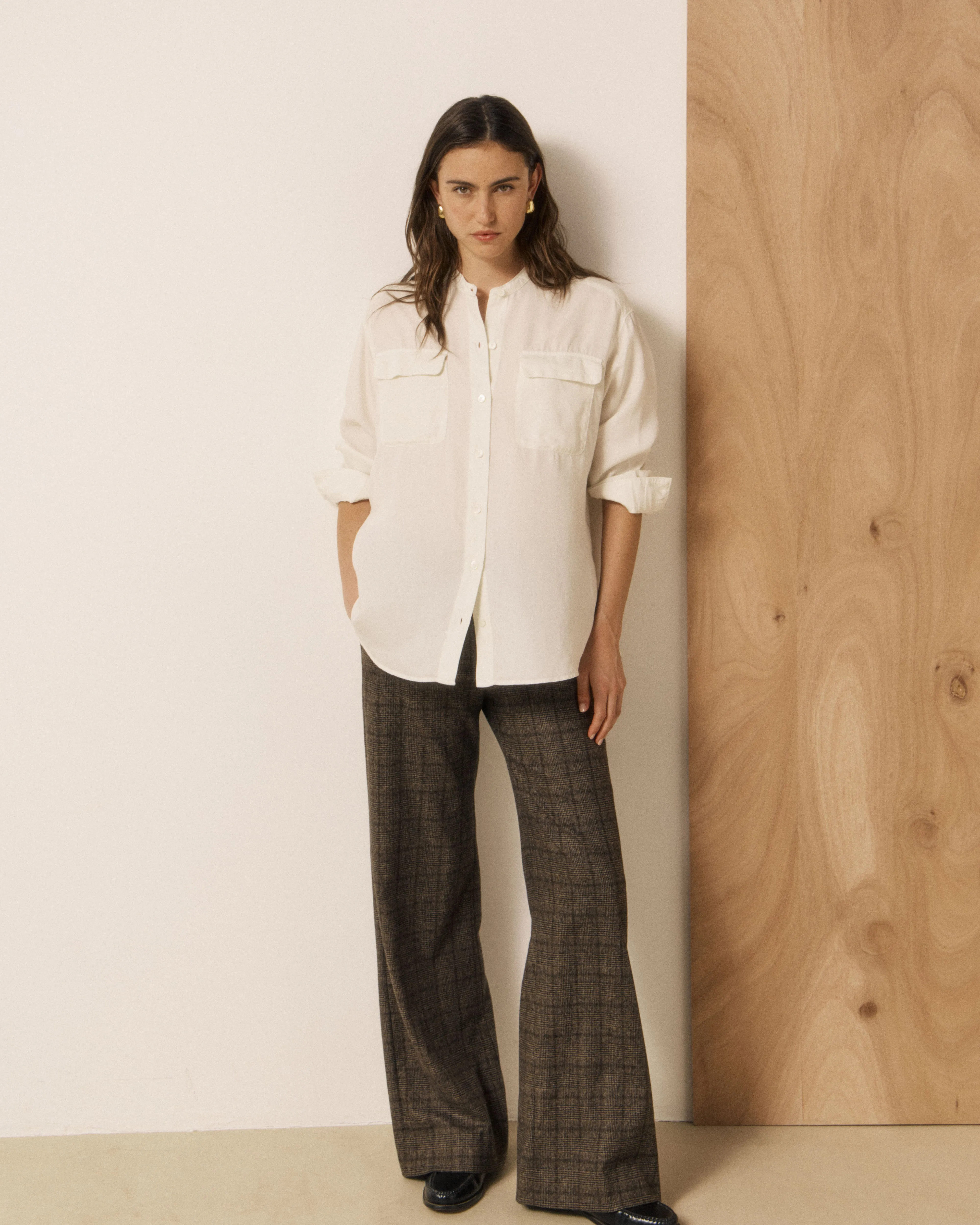 Chemise Femme en Lyocell Crème Christia sold by Hartford product image thumbnail 2