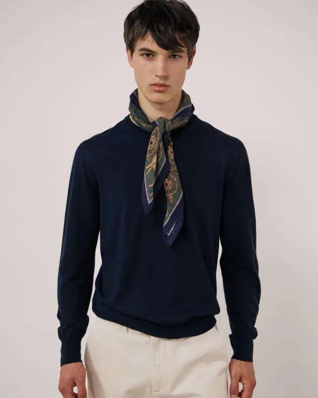 Echarpe Homme en Laine Vert Bandana made by Hartford