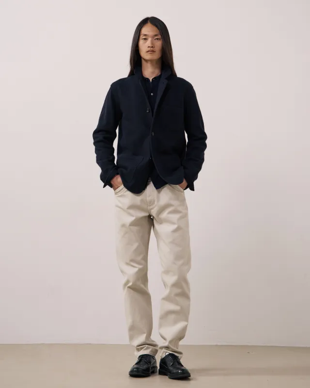 Veste Homme en Laine Bouillie Bleu Marine made by Hartford