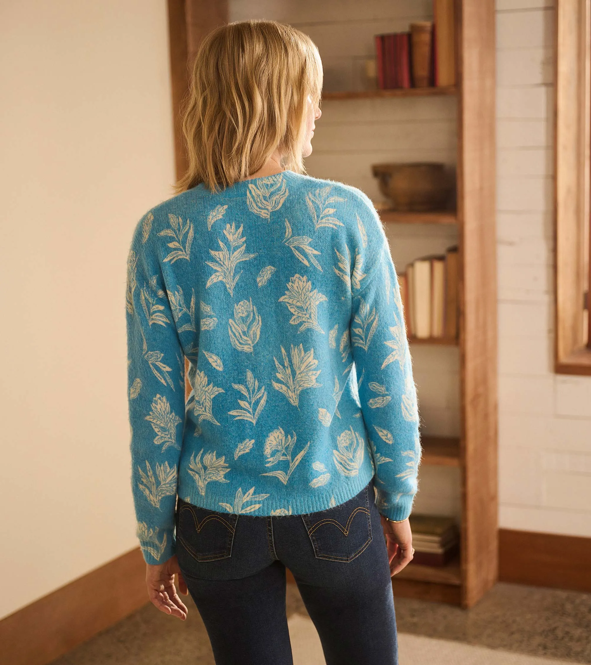 Ella Sweater - Linen Flowers sold by Hatley product image thumbnail 4