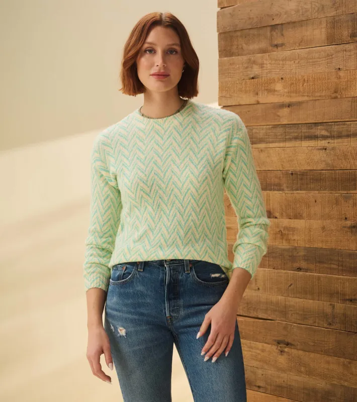 Ella Sweater - Chevron Print sold by Hatley