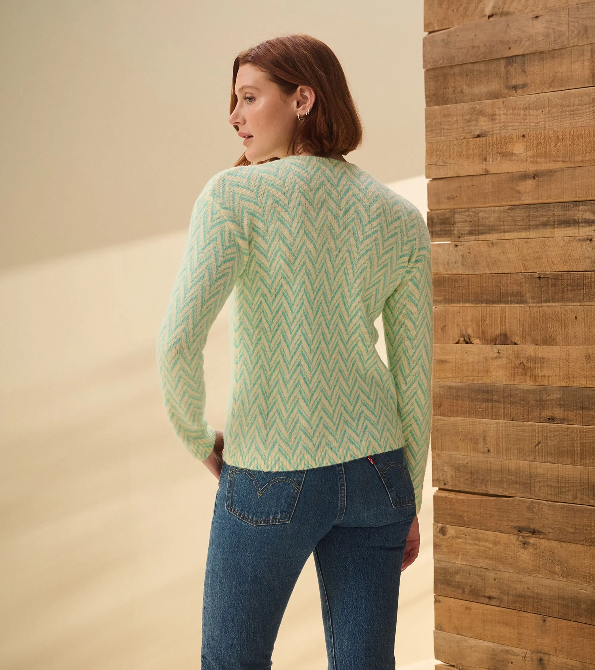 Ella Sweater - Chevron Print sold by Hatley product image thumbnail 5