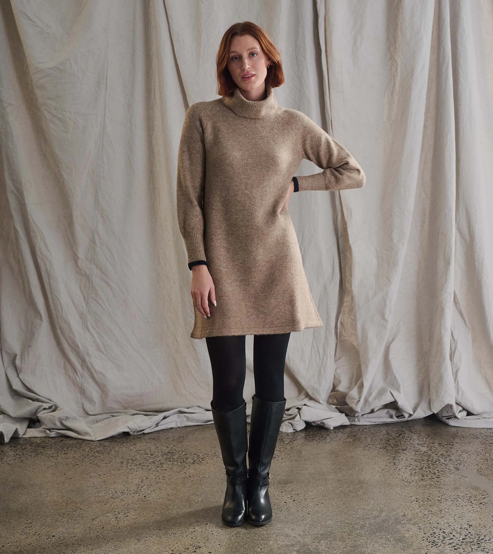 Swing Sweater Dress - Oatmeal Heather sold by Hatley product image thumbnail 3