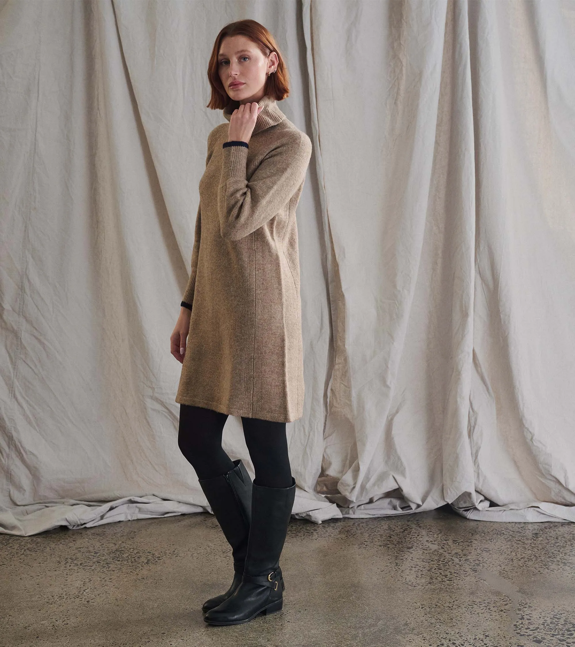 Swing Sweater Dress - Oatmeal Heather sold by Hatley product image thumbnail 4