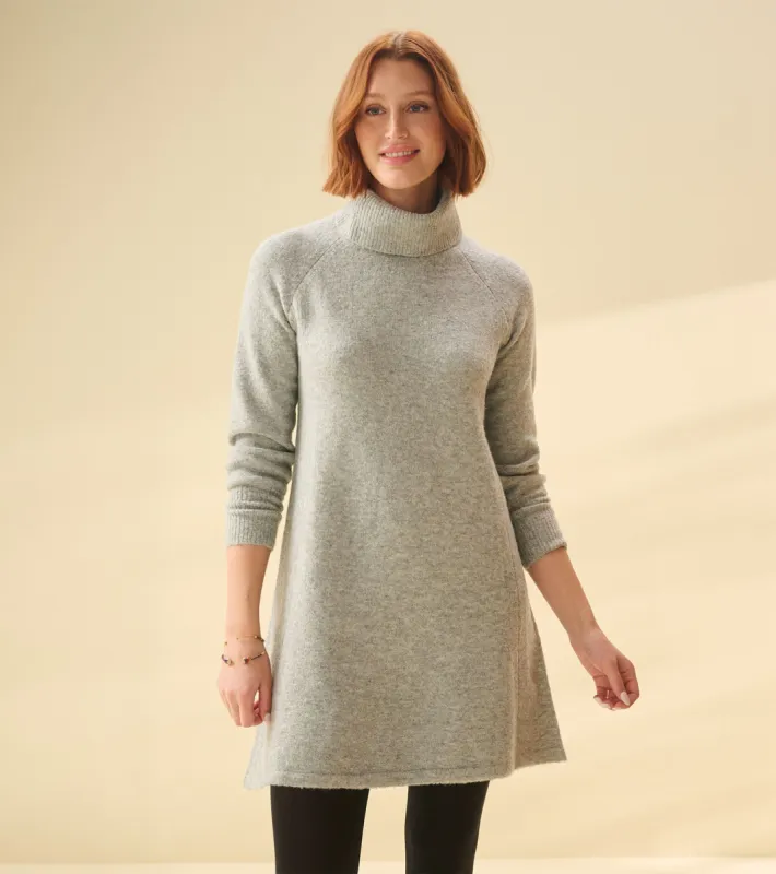 Swing Sweater Dress - Grey Heather sold by Hatley