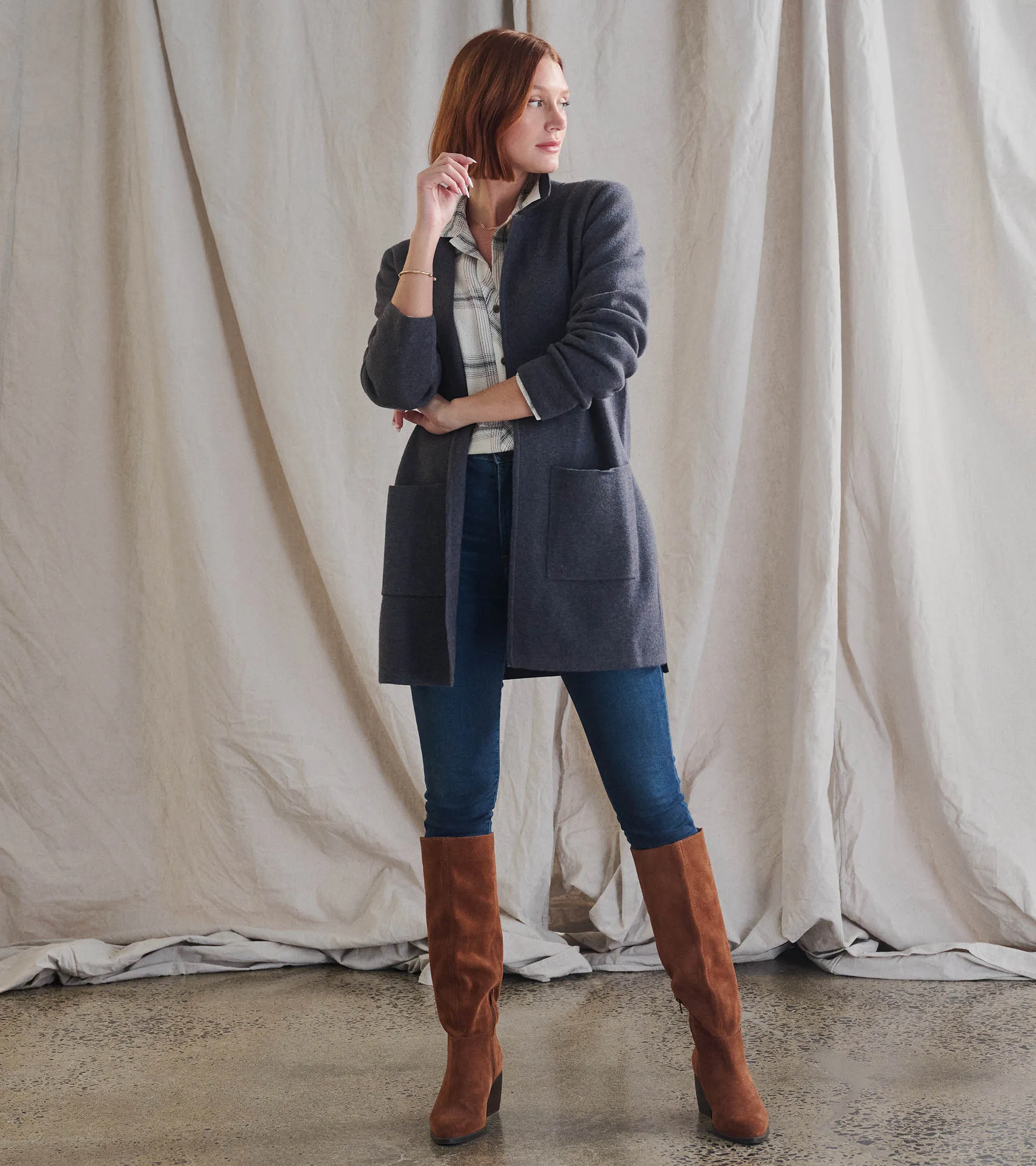 Sweater Blazer - Charcoal Grey sold by Hatley product image thumbnail 3