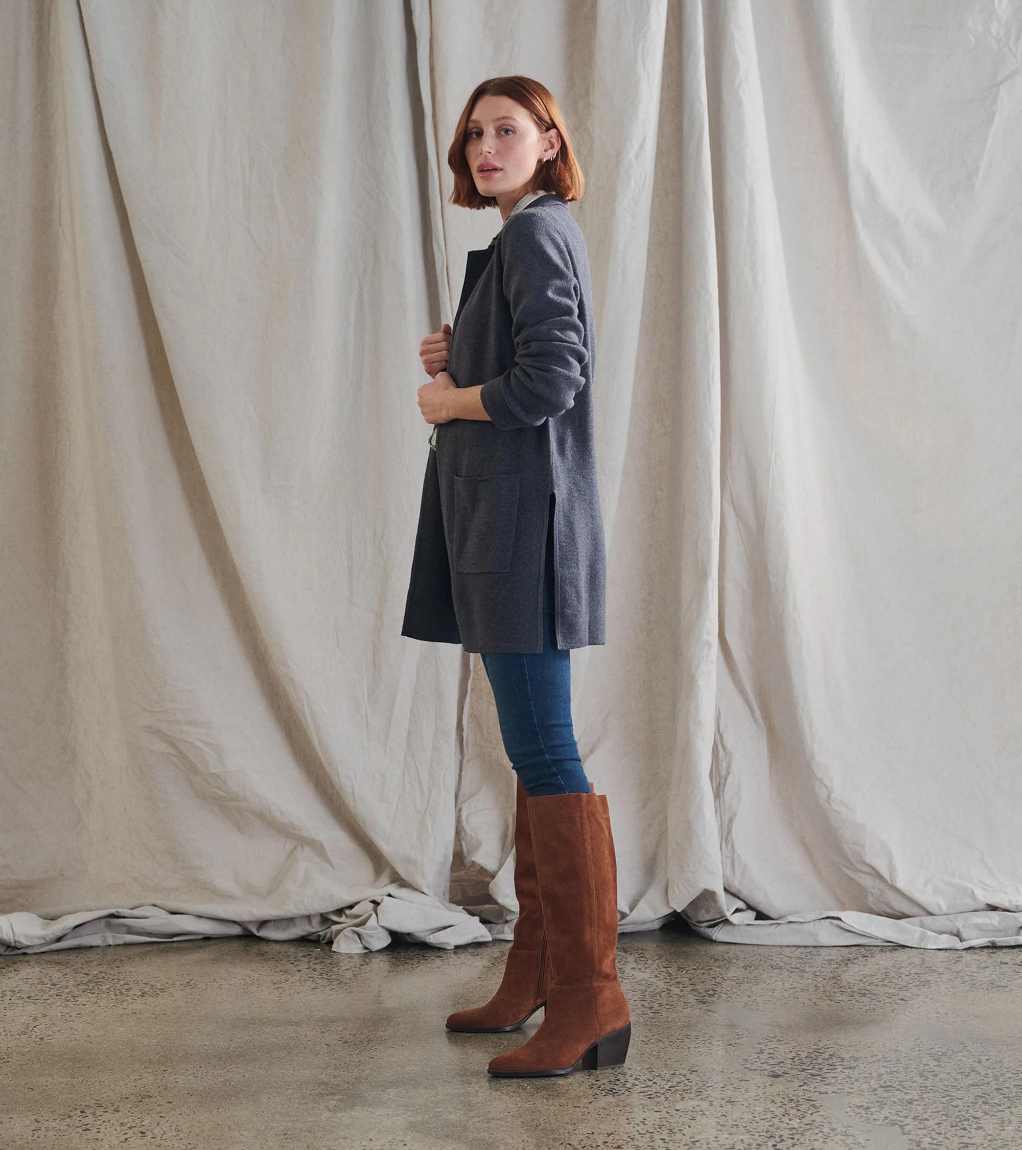 Sweater Blazer - Charcoal Grey sold by Hatley product image thumbnail 4