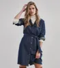 Denim Shirt Dress - Dark Wash sold by Hatley