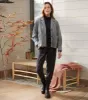 Emily Relaxed Blazer - Charcoal Melange sold by Hatley