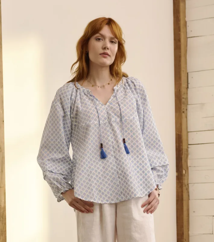 Naomi Blouse - Petal Palace sold by Hatley