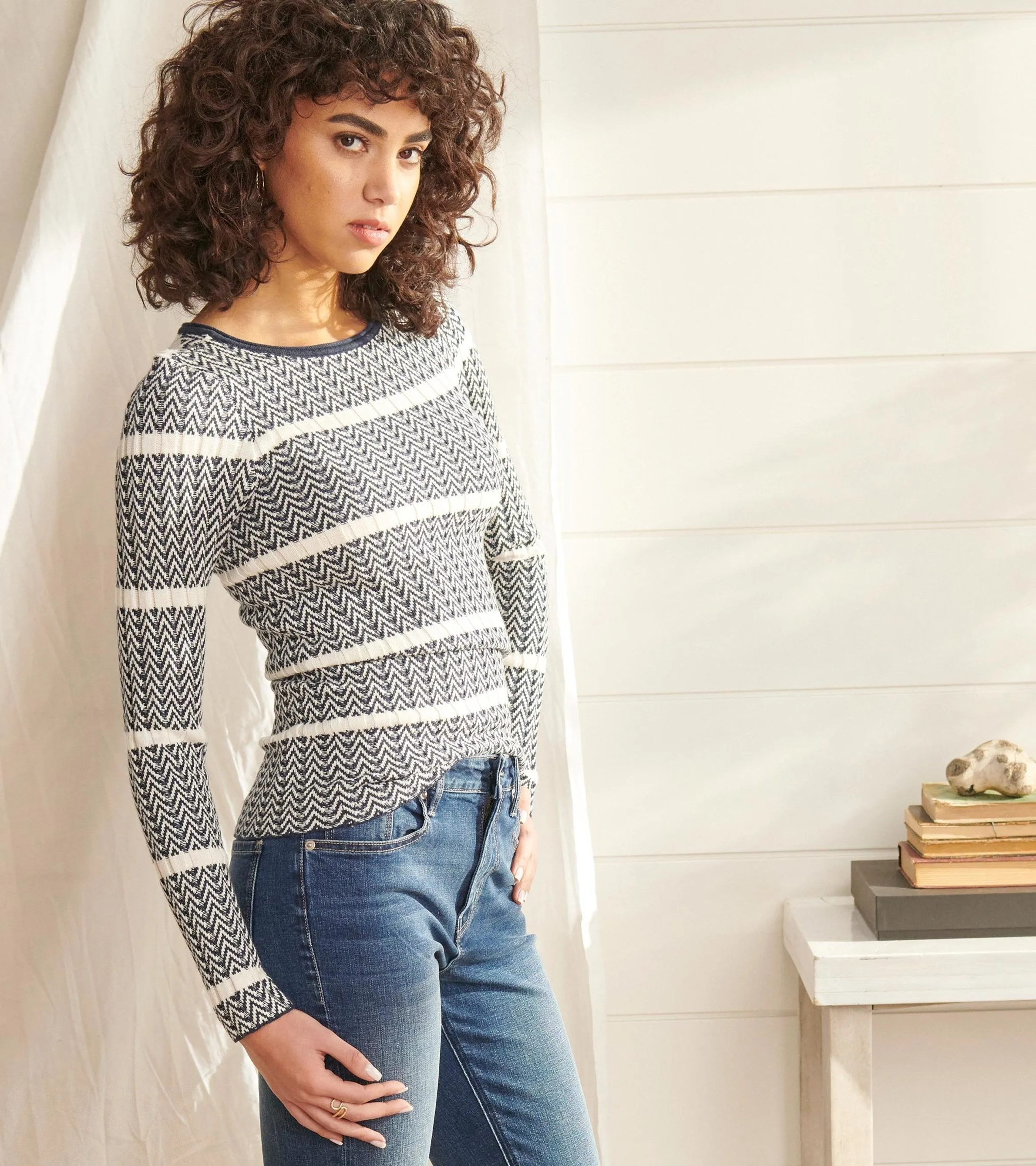 Zig Zag Sweater - Maritime sold by Hatley product image thumbnail 2