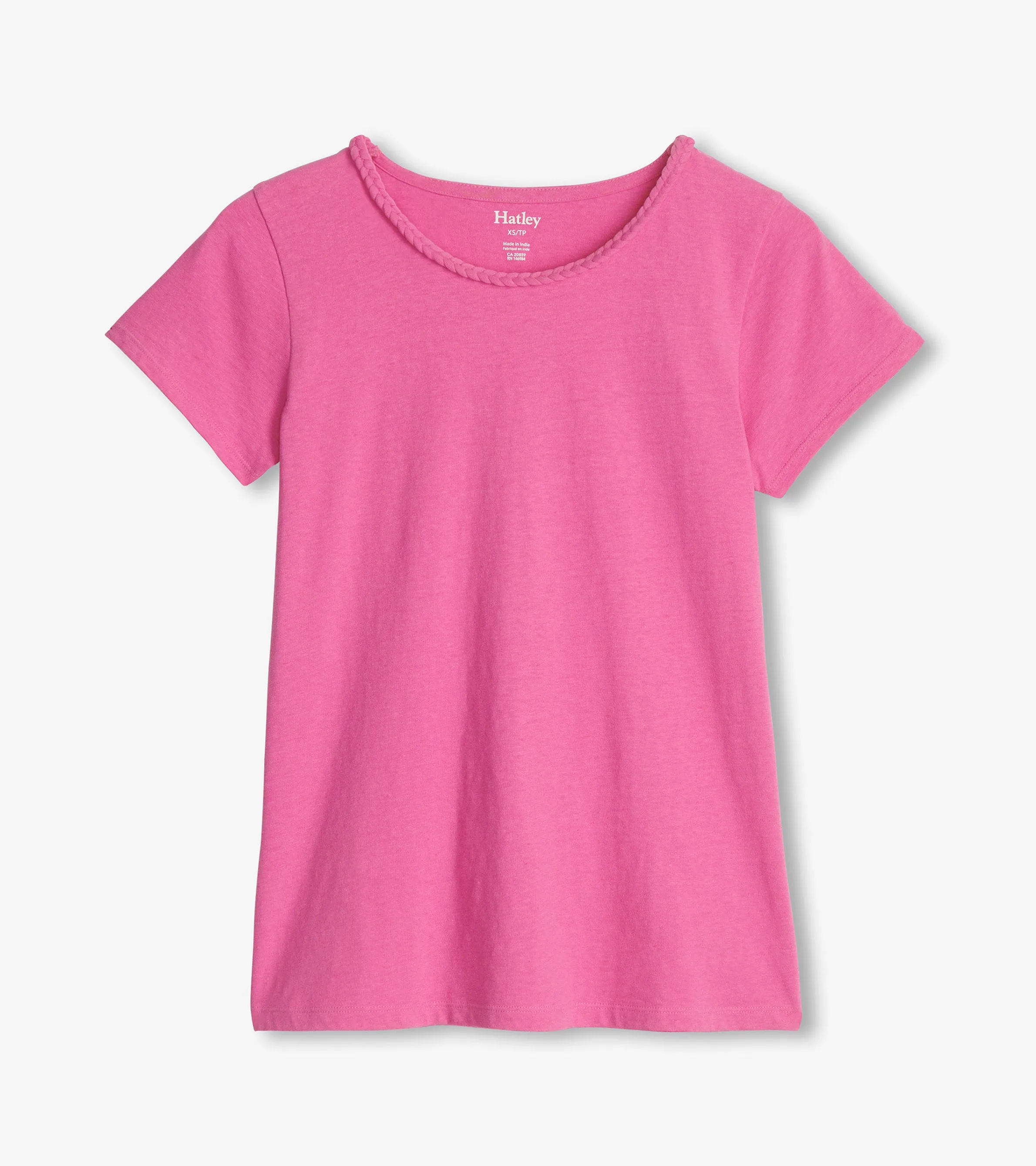 Braided Neck Tee - Phlox Pink sold by Hatley product image thumbnail 2