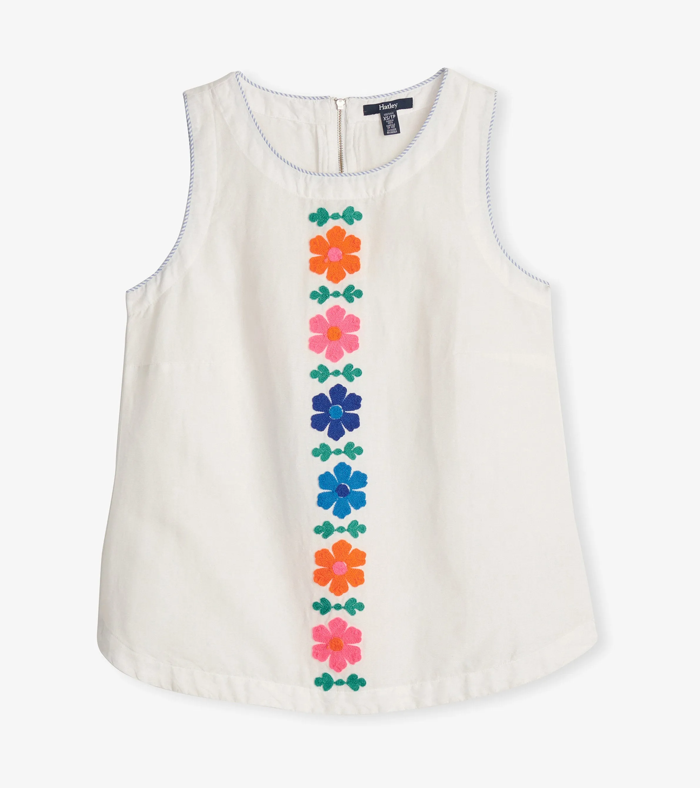 Tessa Tank Top - Embroidered Flowers sold by Hatley product image thumbnail 2
