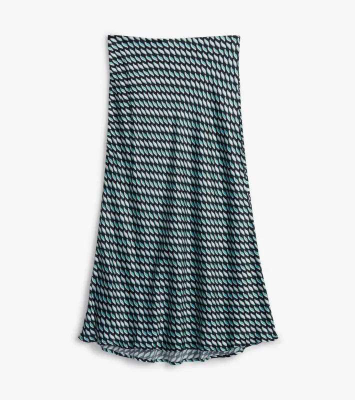Grace Midi Skirt - Graphic Leaves sold by Hatley