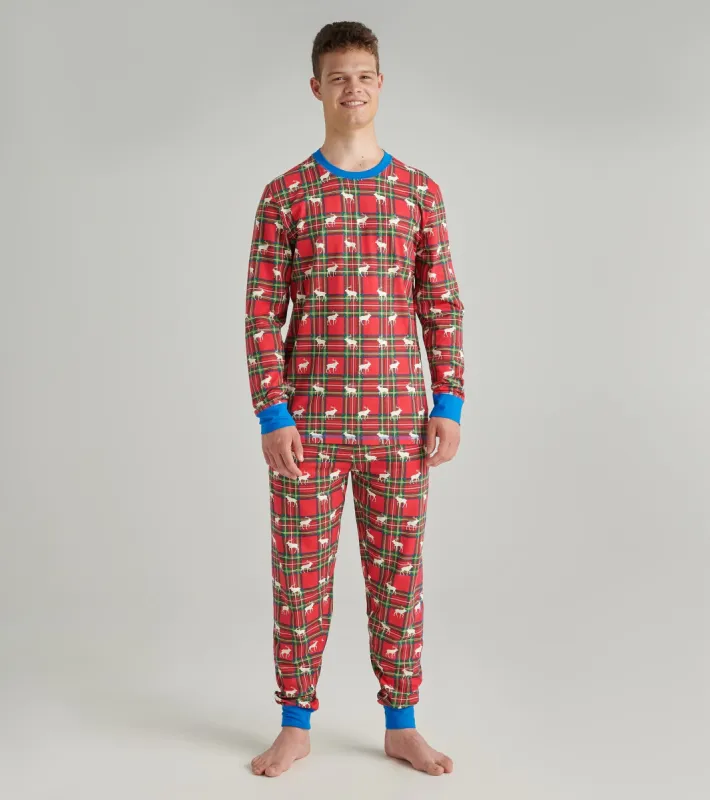 Men's Elk Plaid Pajama Set sold by Hatley