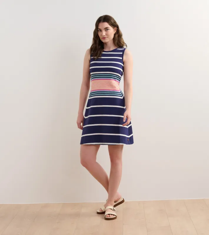 Sarah Dress - Sunset Stripes sold by Hatley