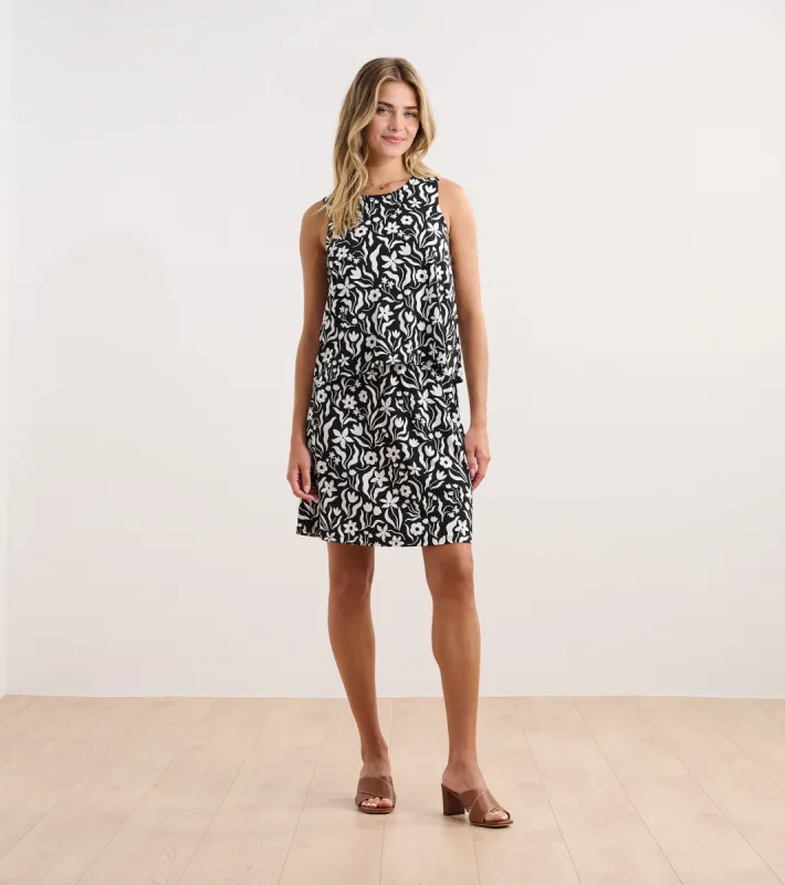 Roberta Dress - Wavy Flowers sold by Hatley