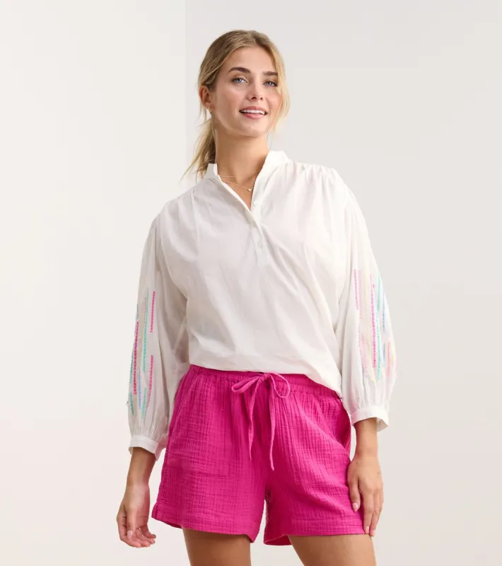 Lexi Tunic - White Gauze sold by Hatley