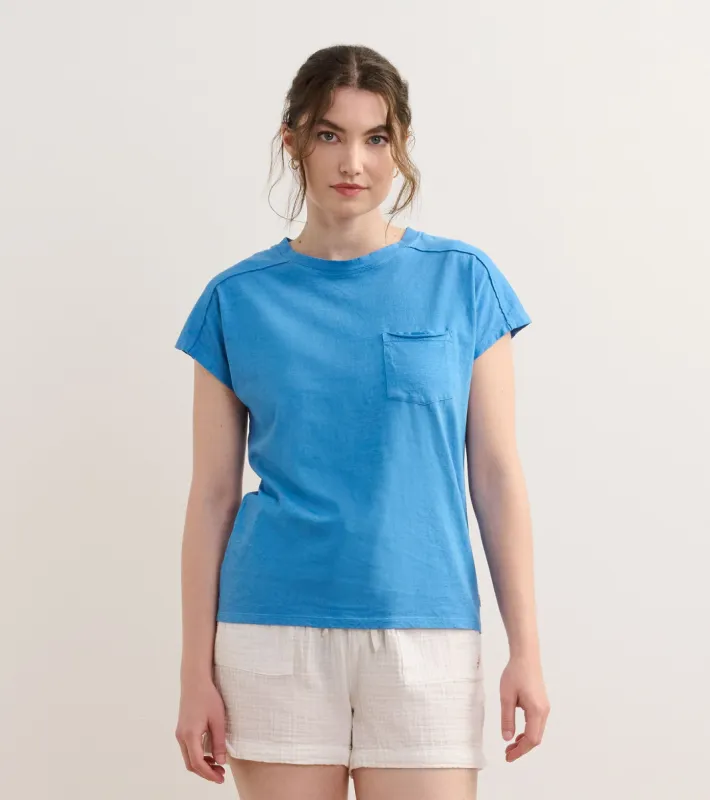 Slouchy Pocket Tee - Marina sold by Hatley