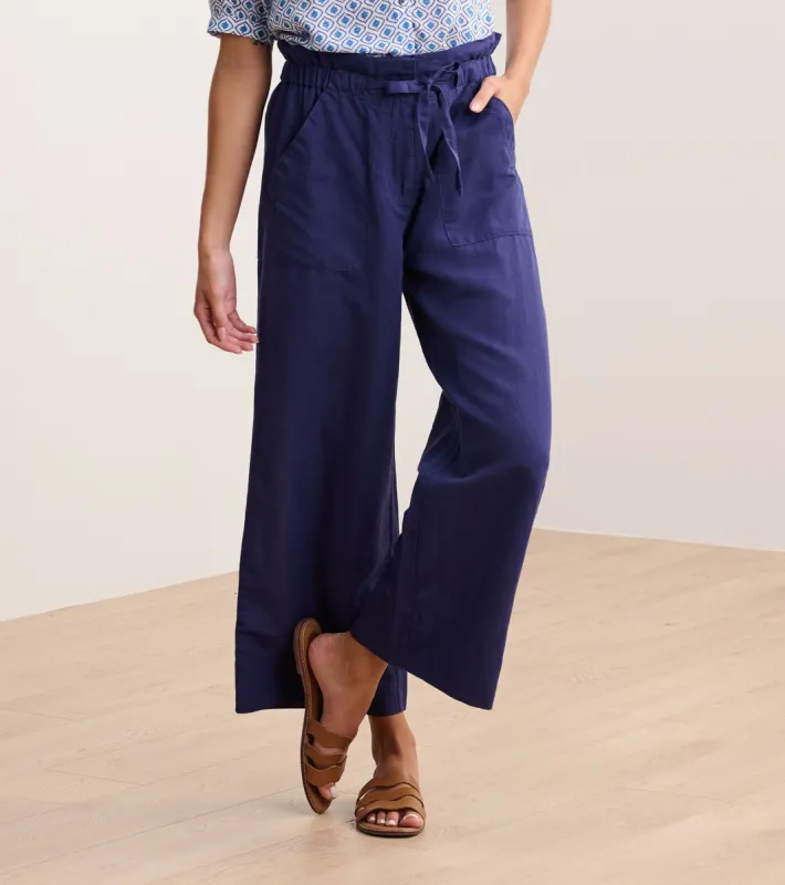 Tie Front Pants - Patriot Blue made by Hatley
