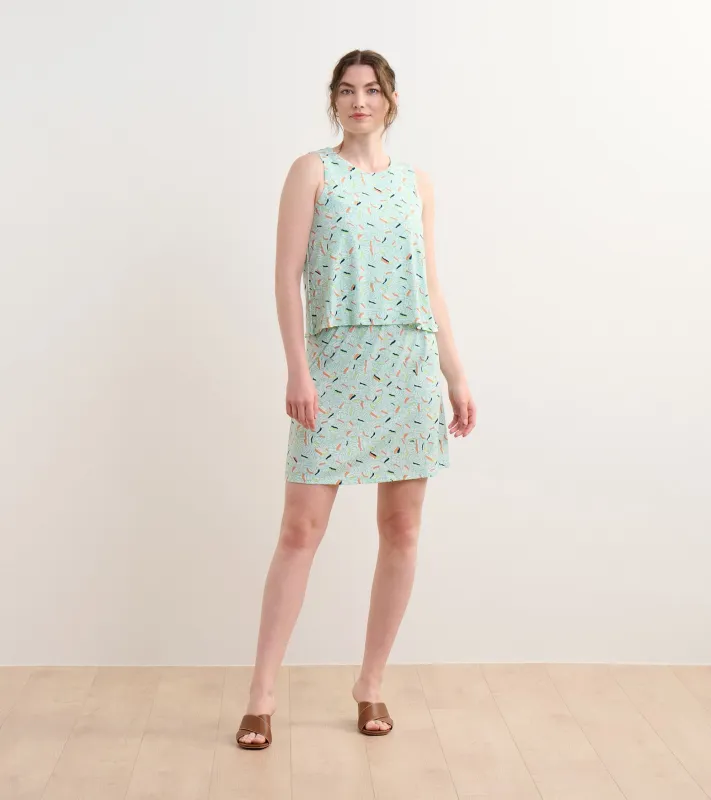 Roberta Dress - Organic Leaves sold by Hatley