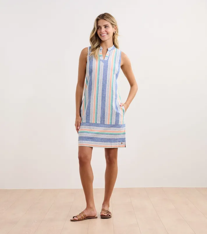Marin Shift Dress - Dusk Stripes sold by Hatley