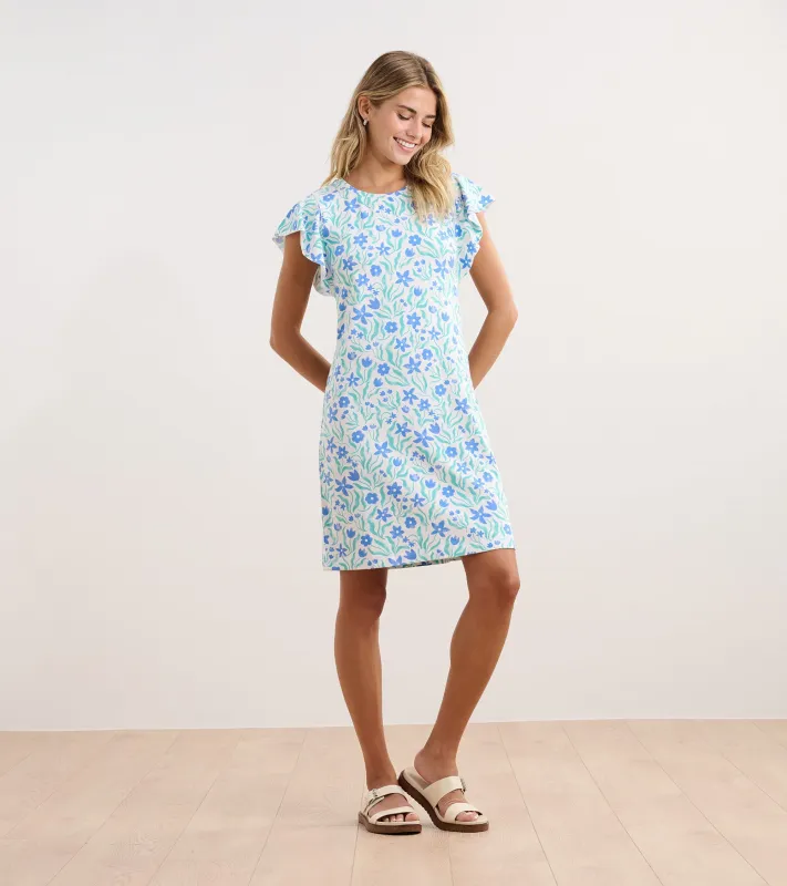 Carlie Dress - Painted Flowers sold by Hatley