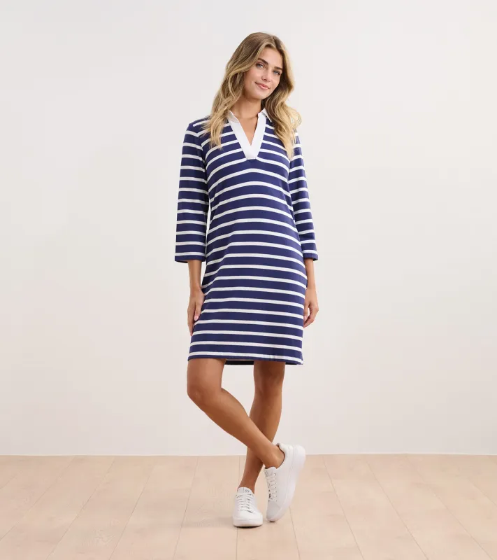 Taylor Dress - Nautical Stripes made by Hatley