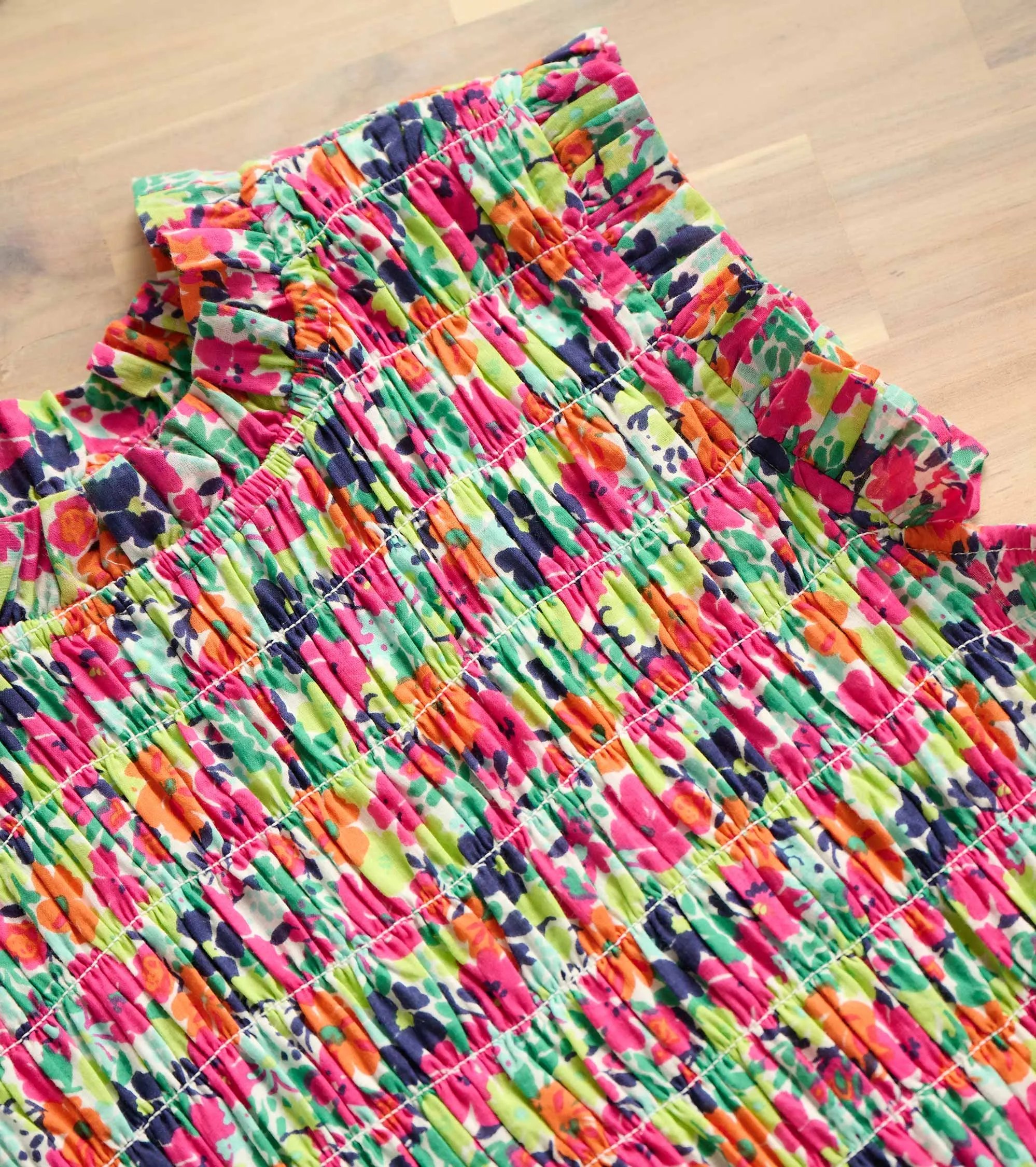 Smocked Maxi Dress - Fresh Flowers sold by Hatley product image thumbnail 4