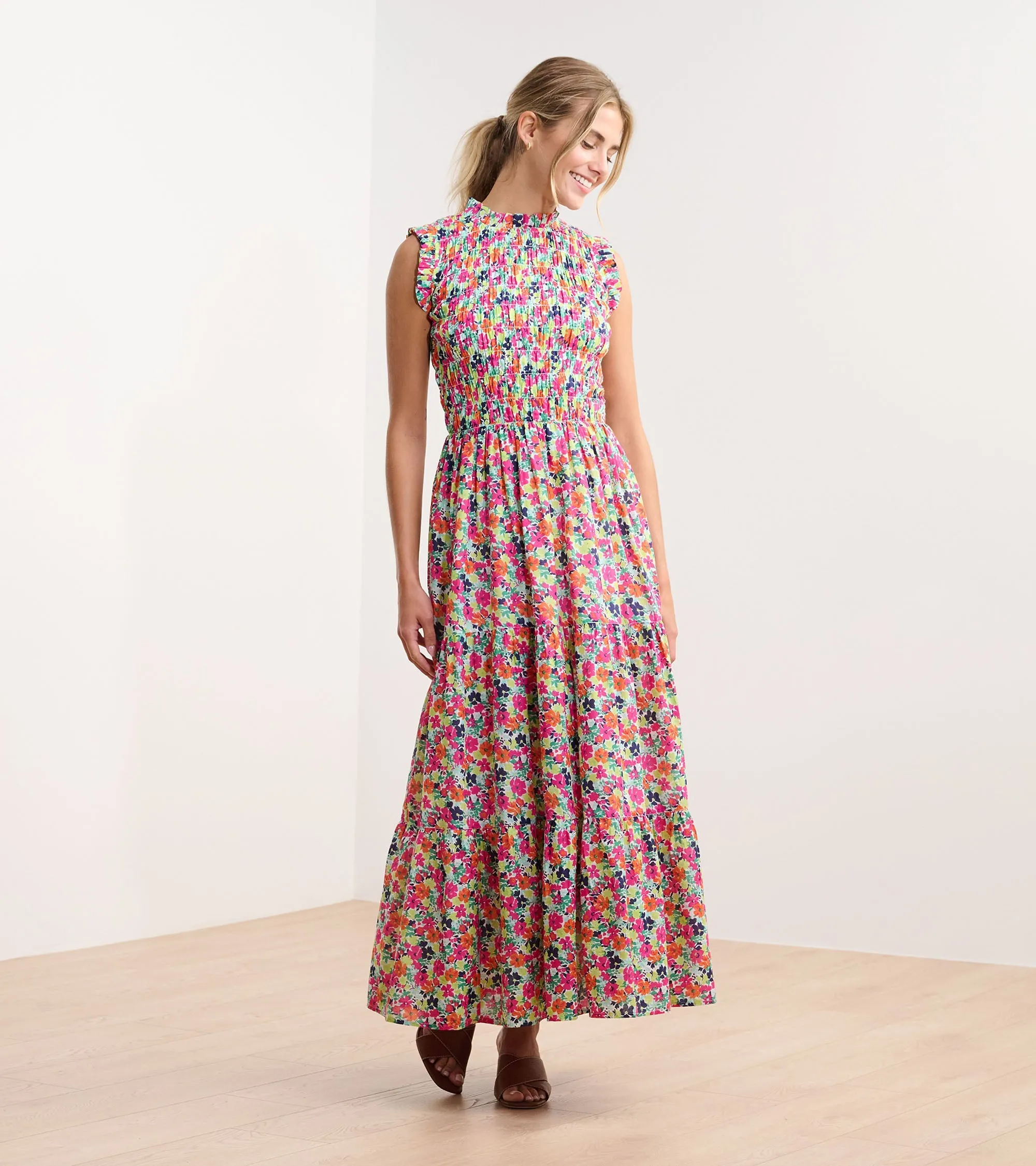 Smocked Maxi Dress - Fresh Flowers sold by Hatley product image thumbnail 2