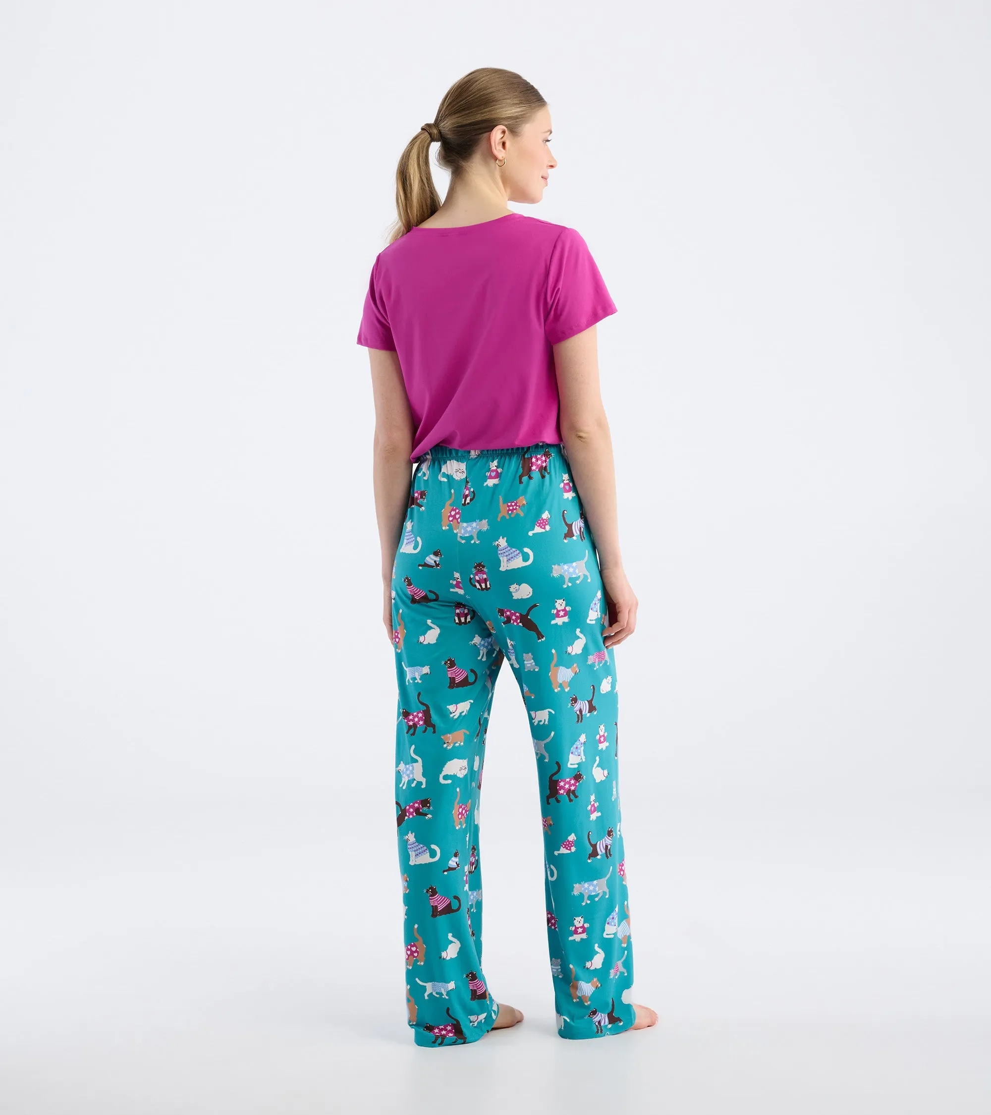 Women's Cute Cats Pajama Pants sold by Hatley product image thumbnail 4