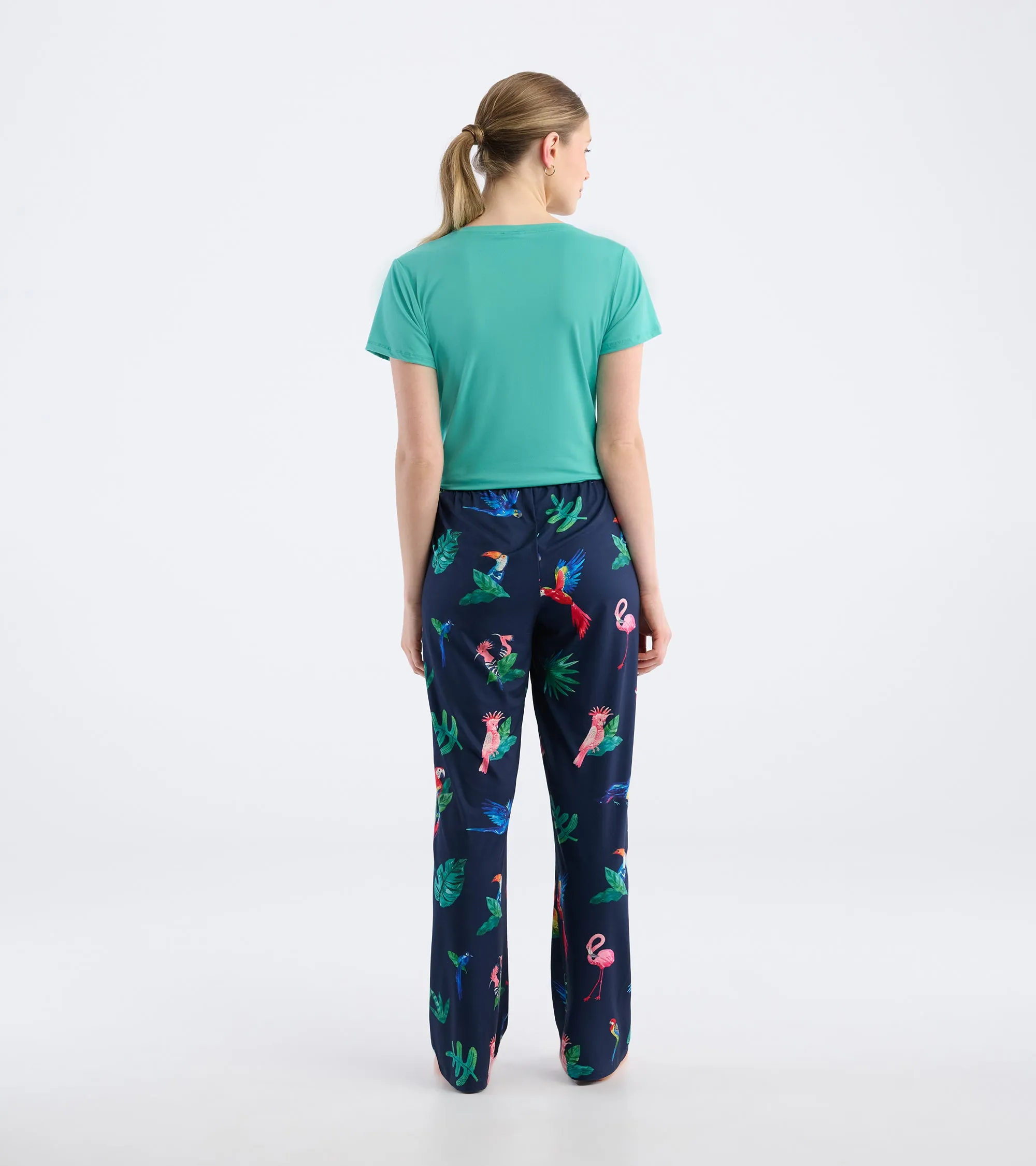 Women's Tropical Birds Polyknit Pajama Pants sold by Hatley product image thumbnail 4