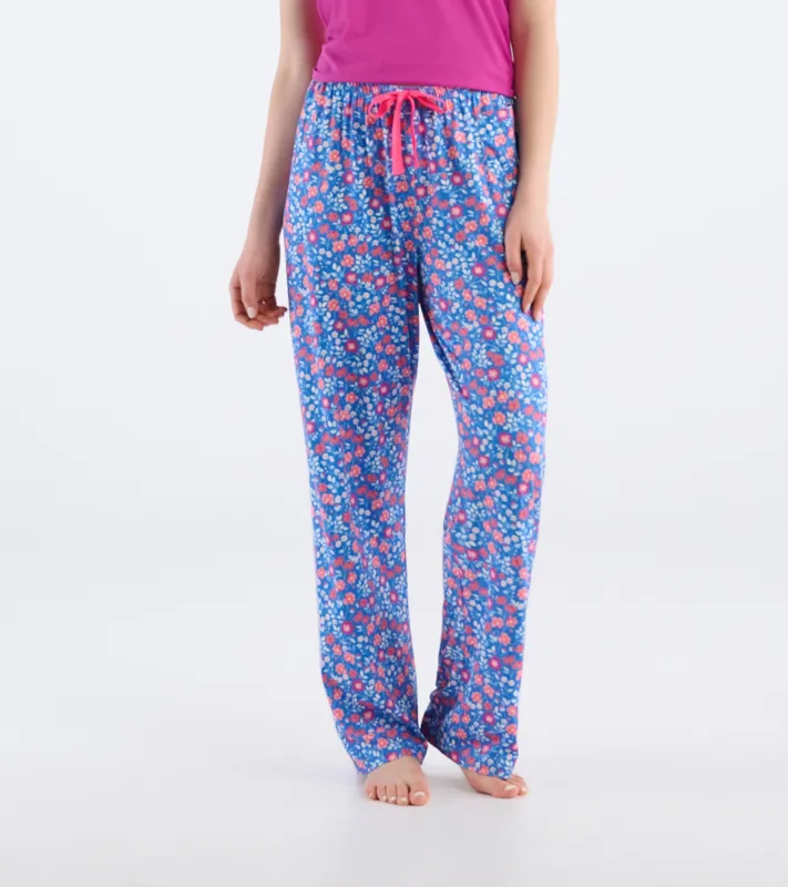 Women's Garden Flowers Polyknit Pajama Pants sold by Hatley