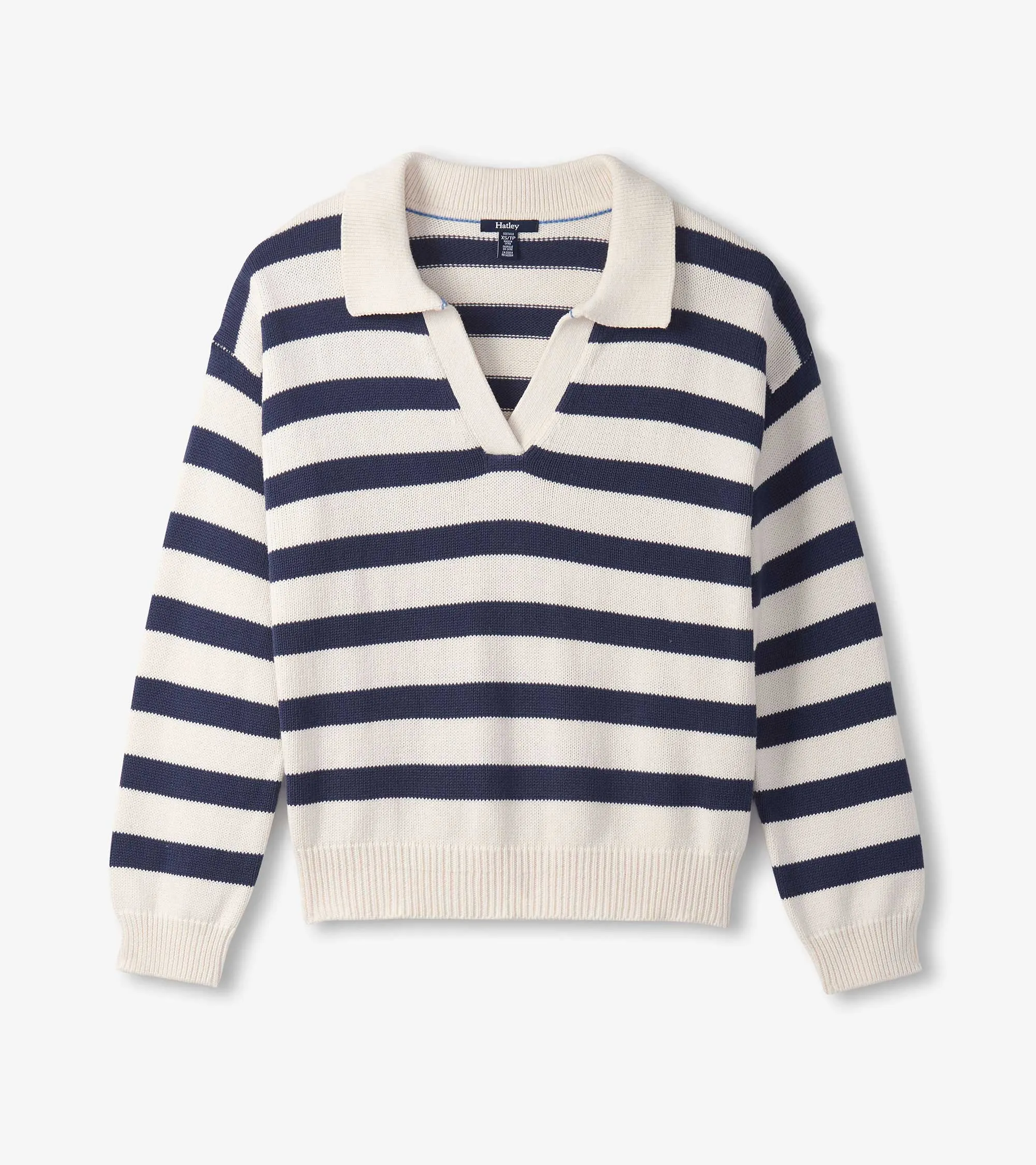 Johnny Collar Sweater - Nautical Stripes sold by Hatley product image thumbnail 2