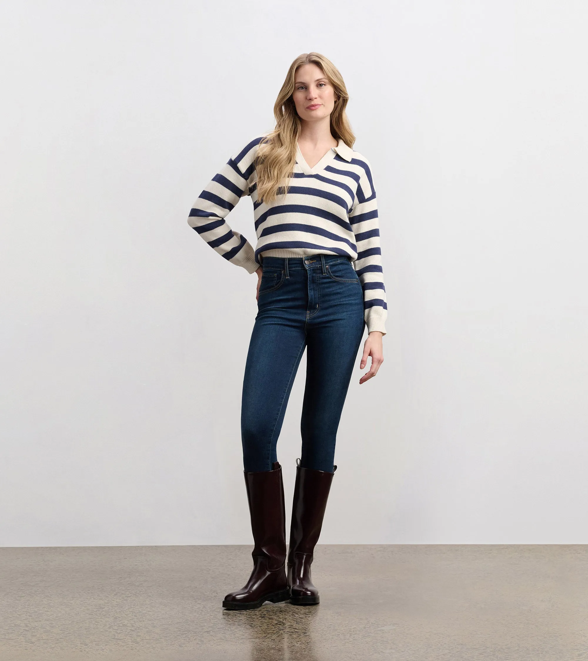 Johnny Collar Sweater - Nautical Stripes sold by Hatley product image thumbnail 5
