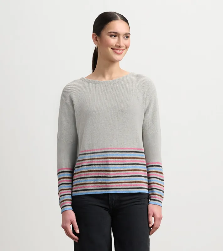 Devon Sweater - Autumn Stripes sold by Hatley
