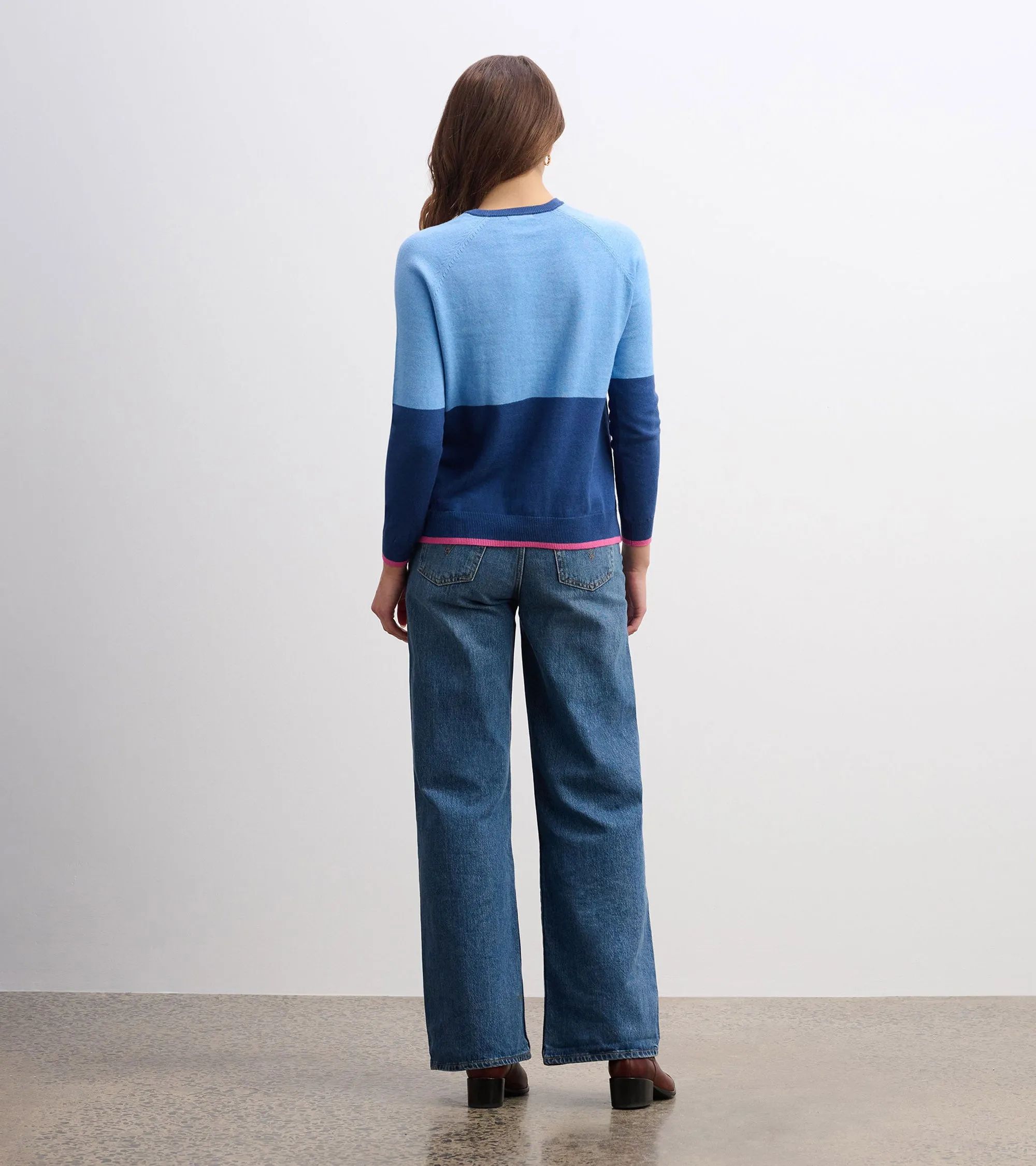 Olivia Sweater - Blue Color Block sold by Hatley product image thumbnail 4