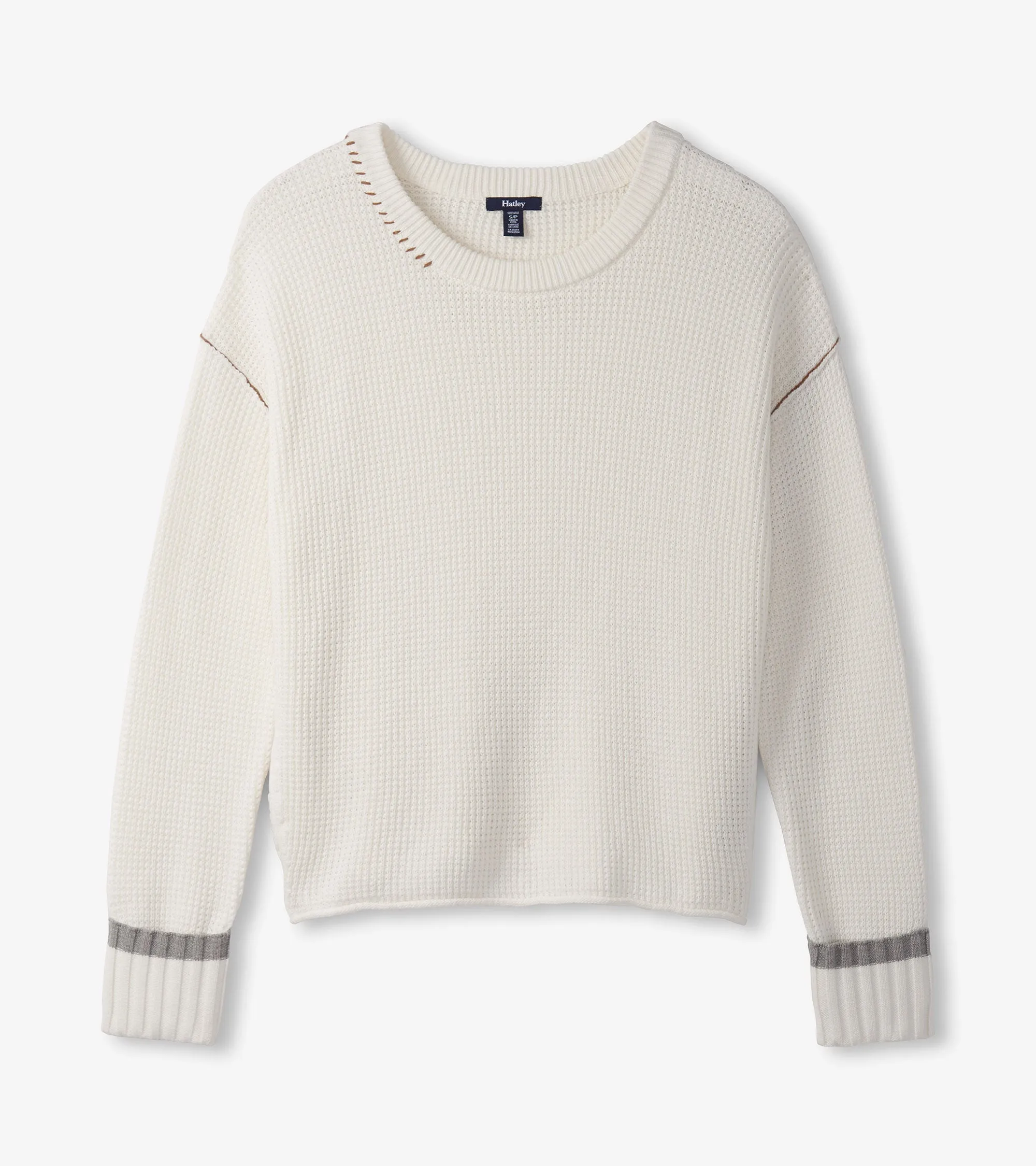 Waffle Knit Sweater - Cream sold by Hatley product image thumbnail 2