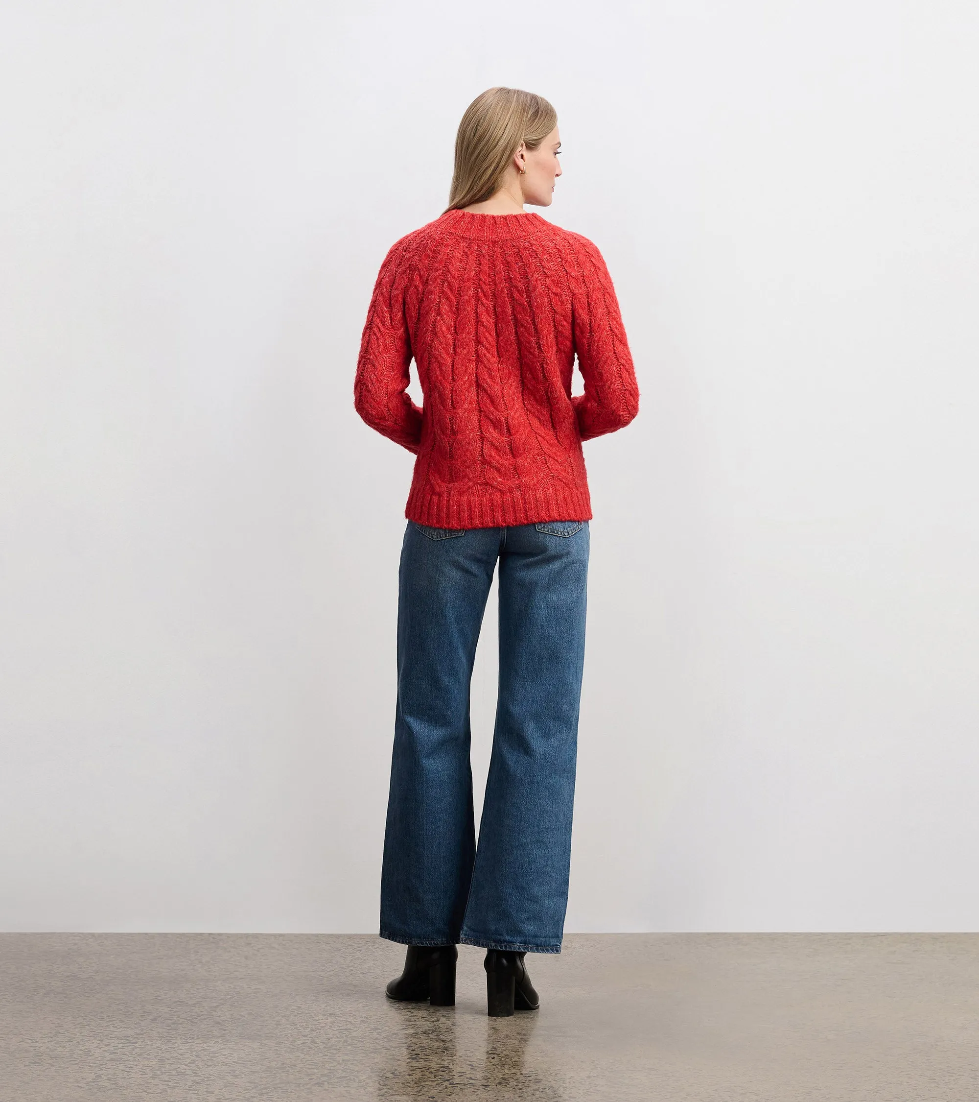 Dylan Cable Knit Sweater - Red sold by Hatley product image thumbnail 4