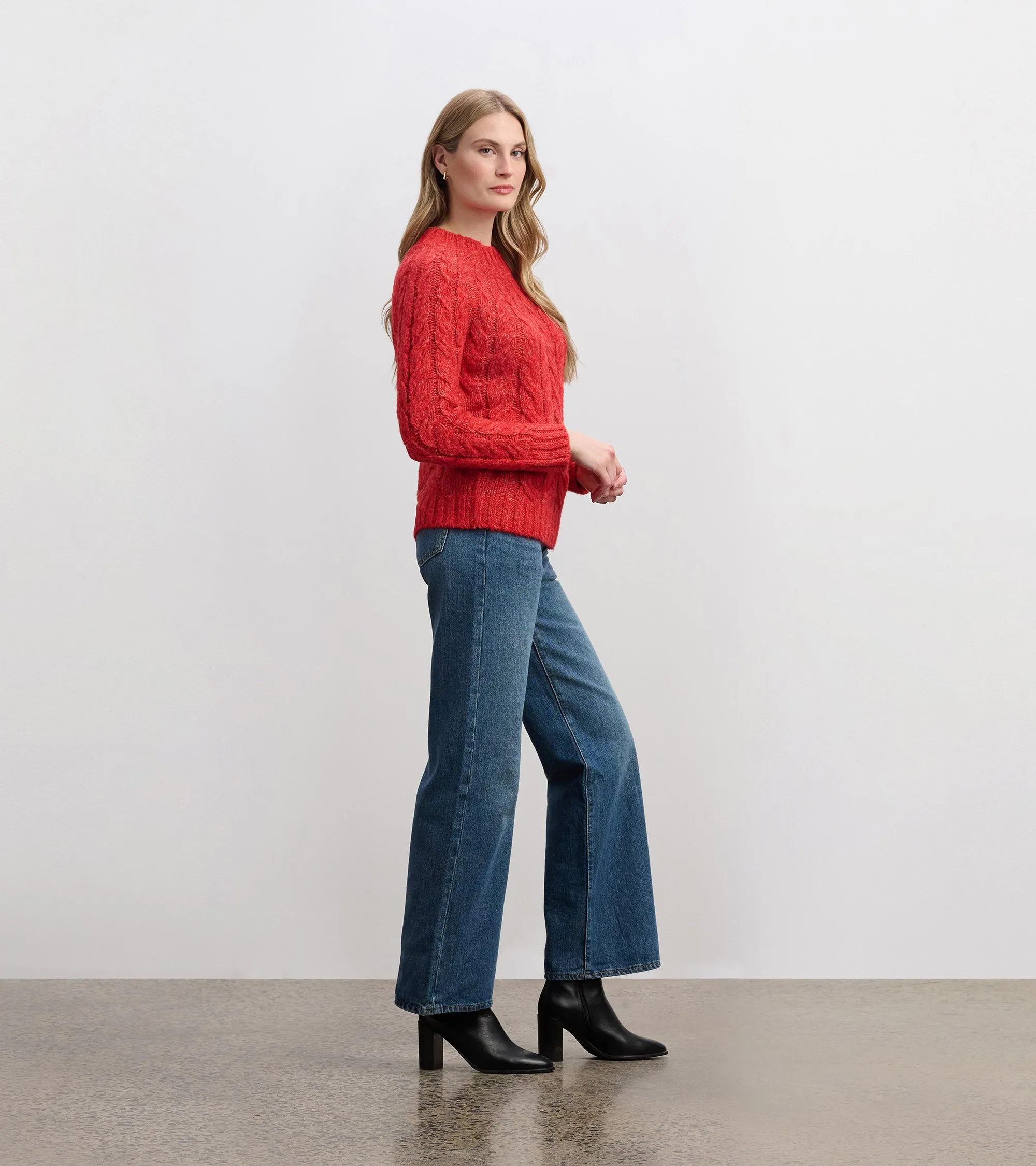 Dylan Cable Knit Sweater - Red sold by Hatley product image thumbnail 3