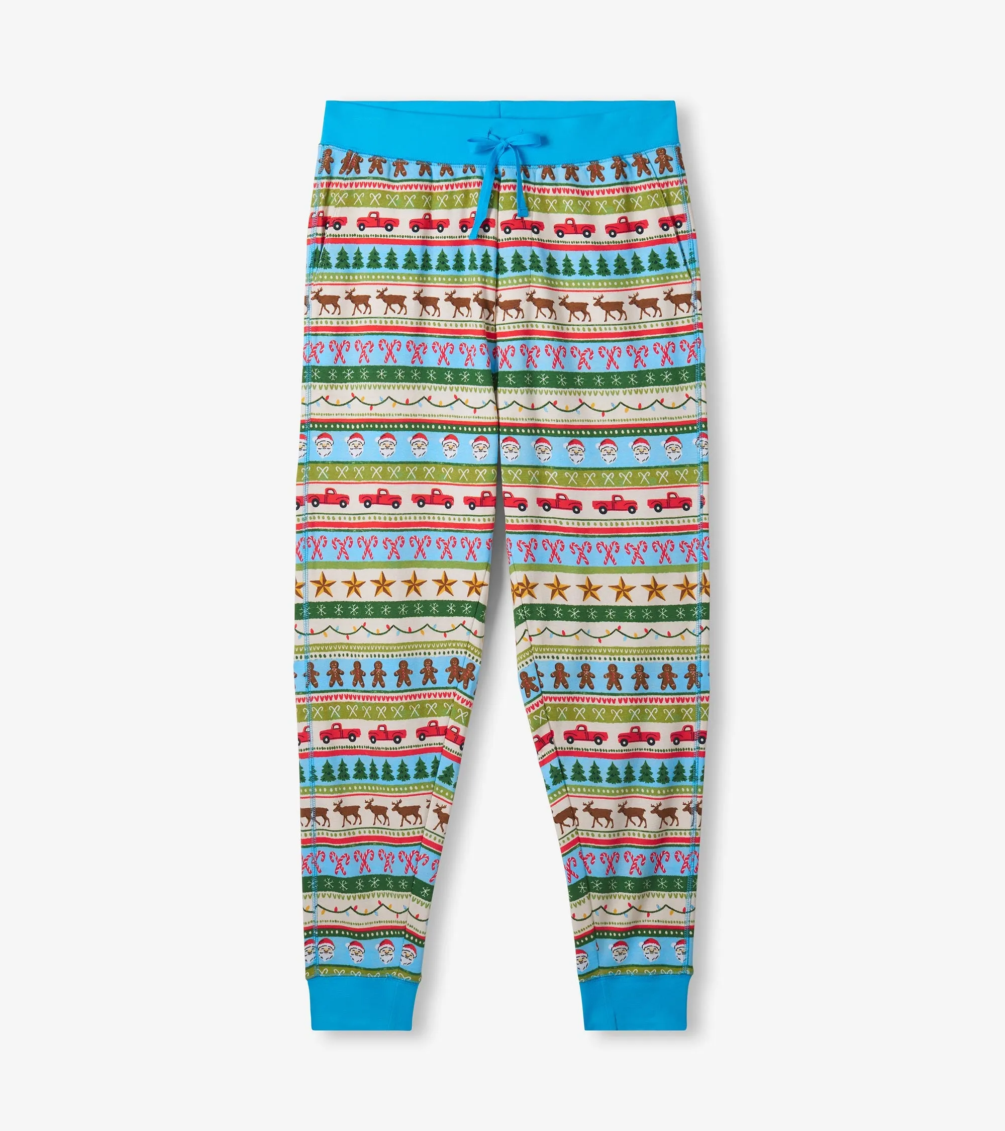 Men's Blue Fun Fair Isle Cotton Pajama Set sold by Hatley product image thumbnail 3