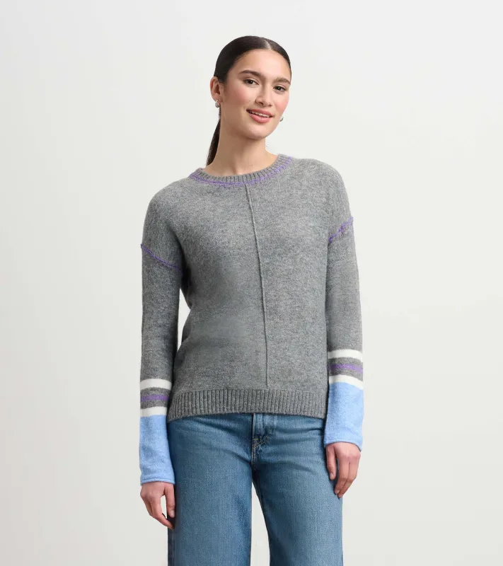 Avery Sweater - Charcoal Melange sold by Hatley