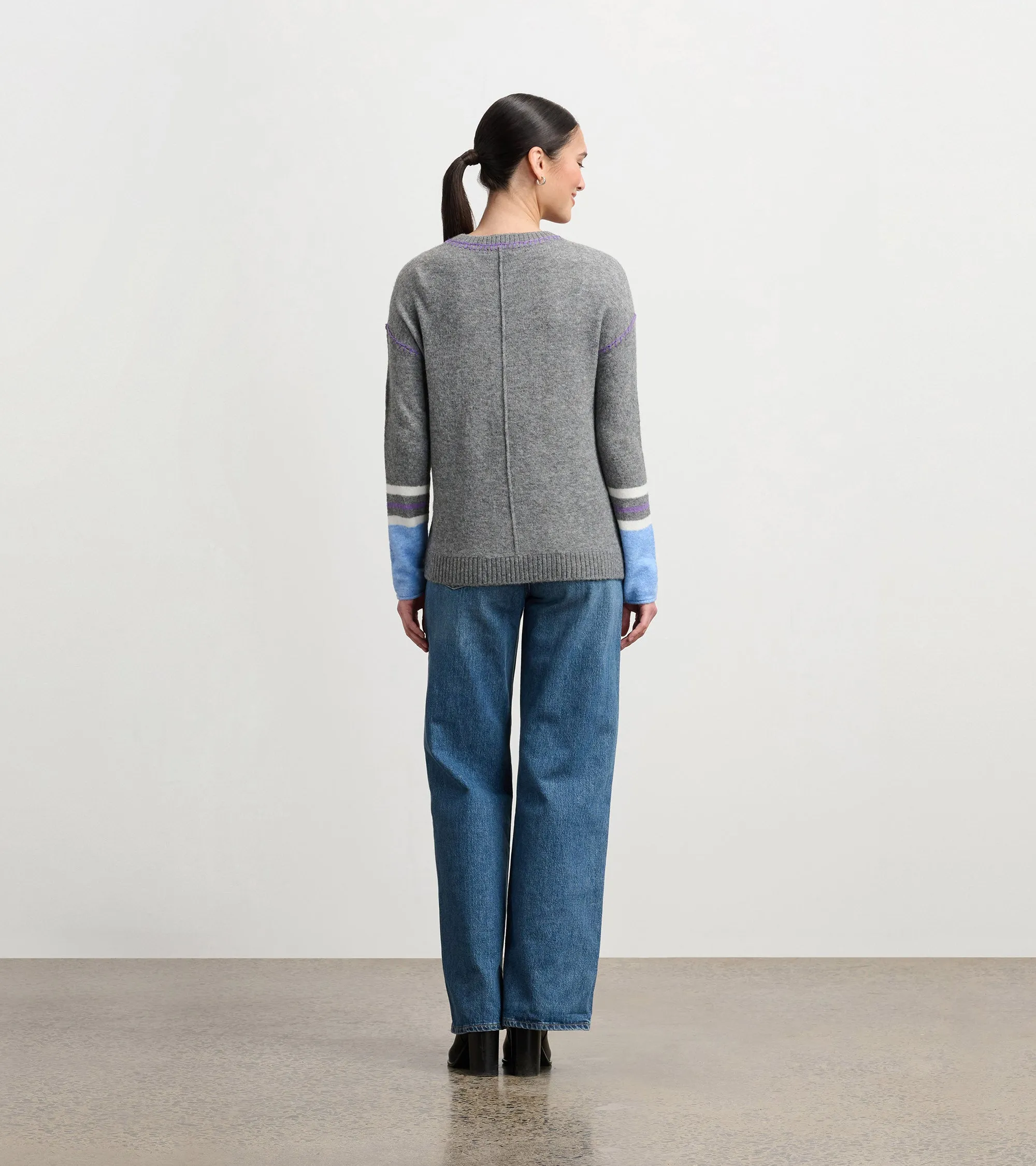 Avery Sweater - Charcoal Melange sold by Hatley product image thumbnail 4