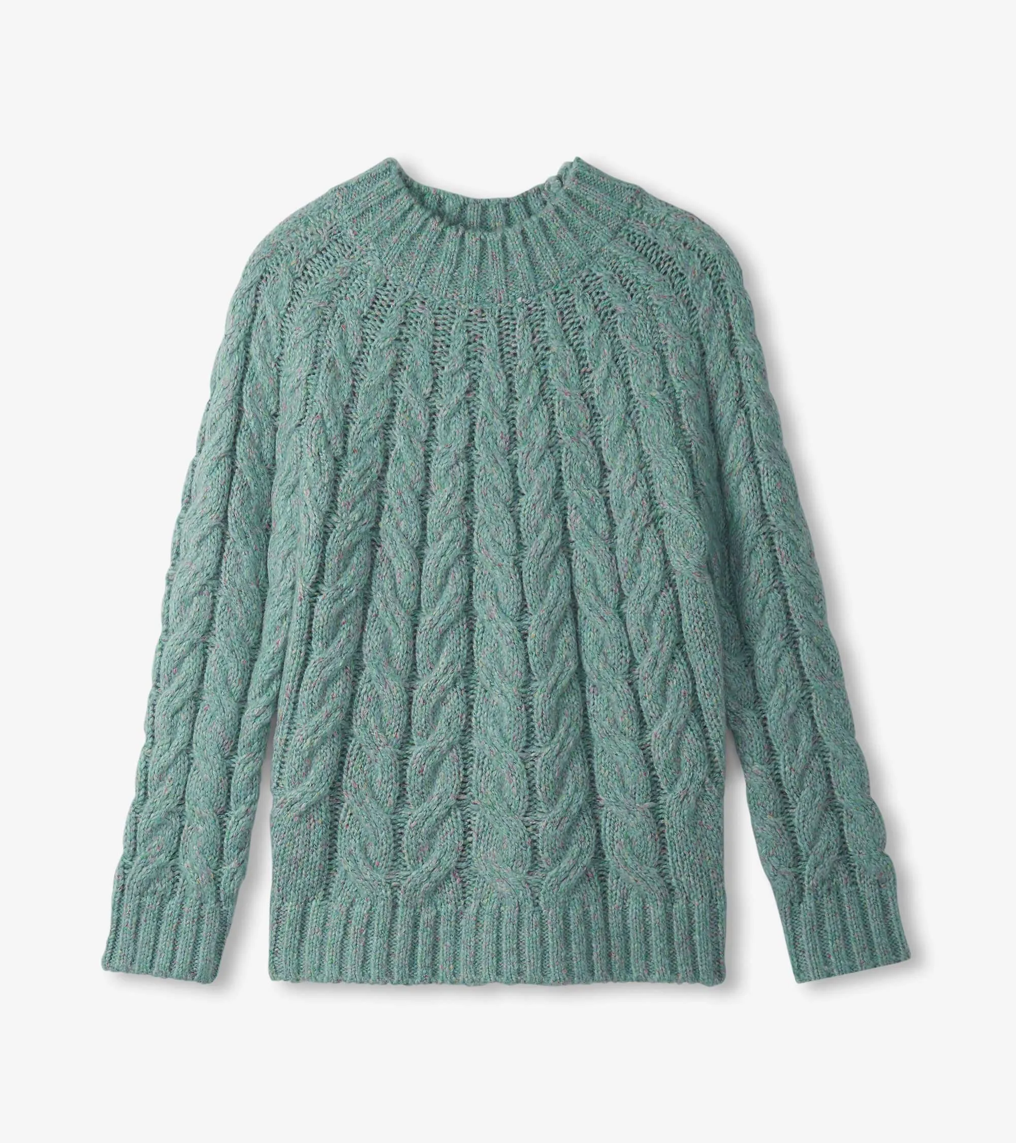 Dylan Cable Knit Sweater - Light Turquoise sold by Hatley product image thumbnail 2
