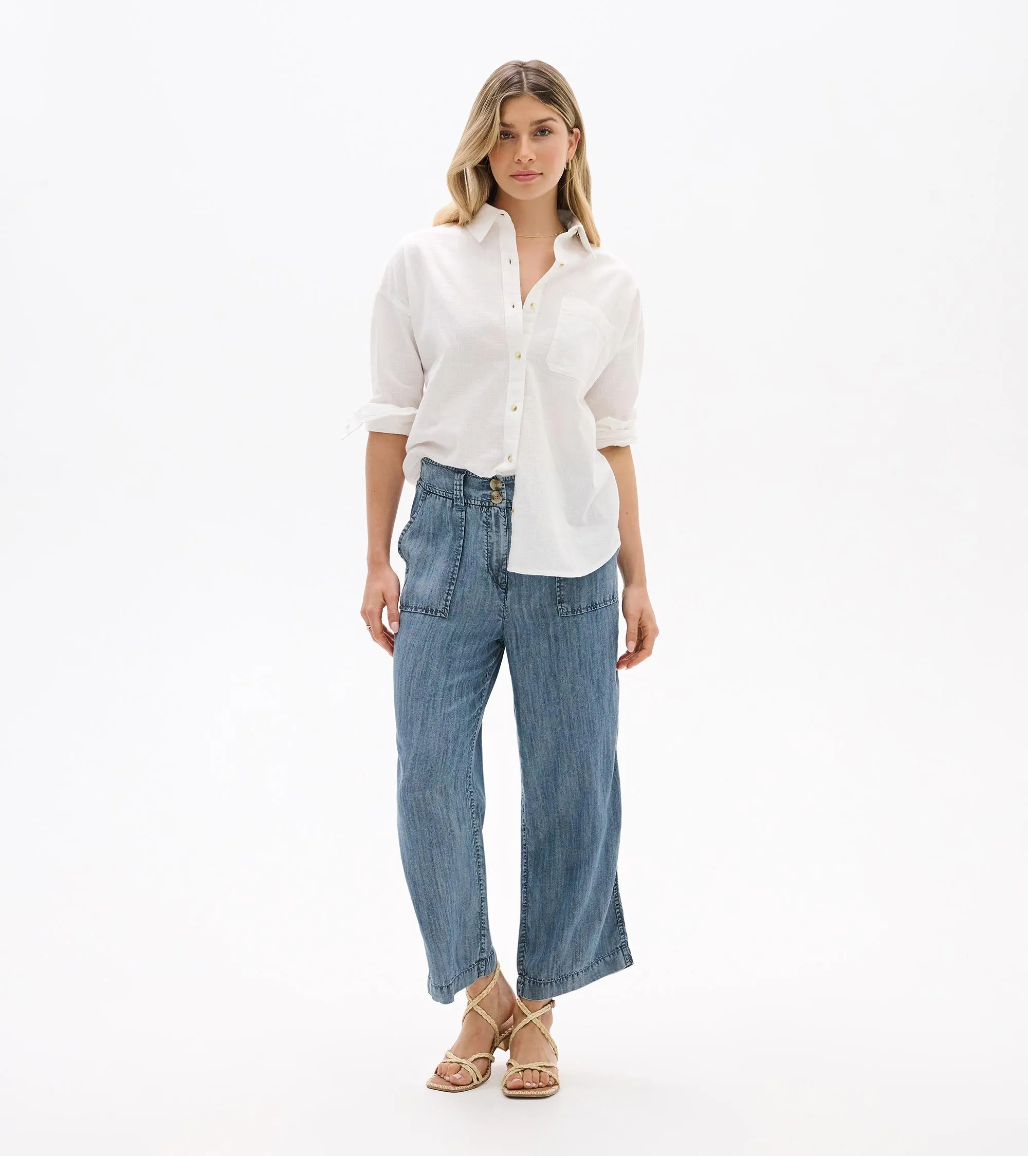 Relaxed Button Down - White sold by Hatley product image thumbnail 3