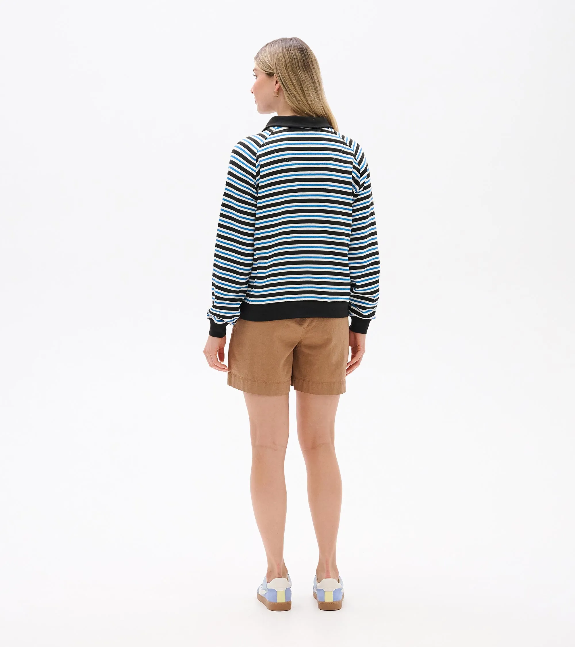 Mock Neck Pullover - Black Stripes sold by Hatley product image thumbnail 5