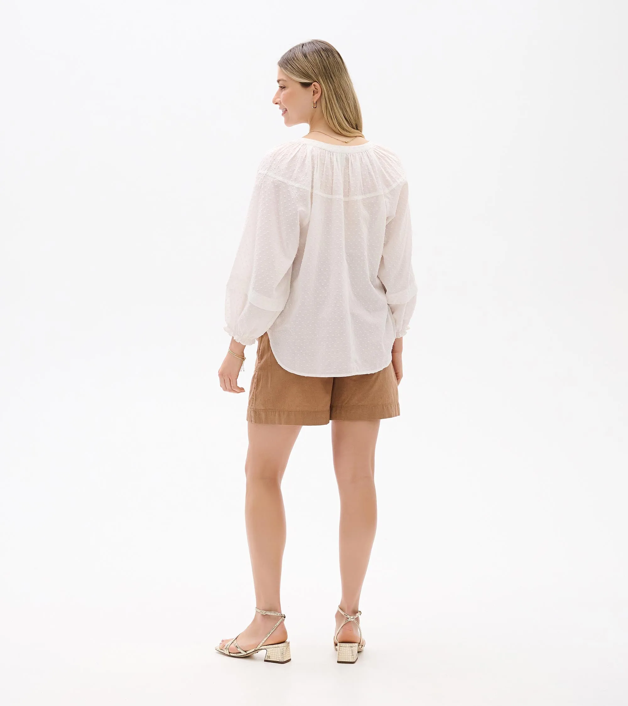 Naomi Blouse - Blush Swiss Dot sold by Hatley product image thumbnail 5