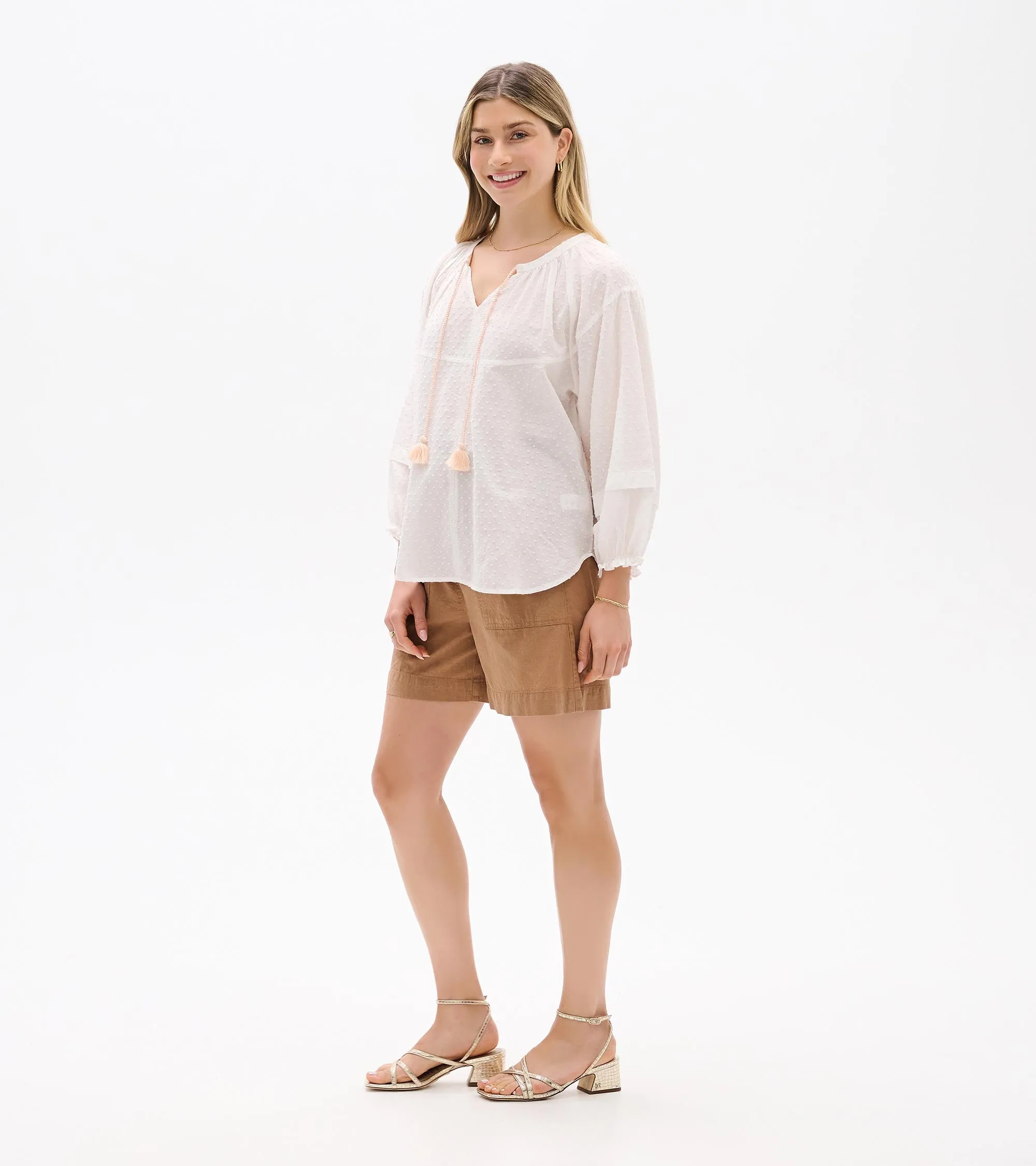 Naomi Blouse - Blush Swiss Dot sold by Hatley product image thumbnail 4